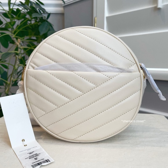 🎀NeW! Tory Burch Kira Chevron Circle Bag - Picture 4 of 17